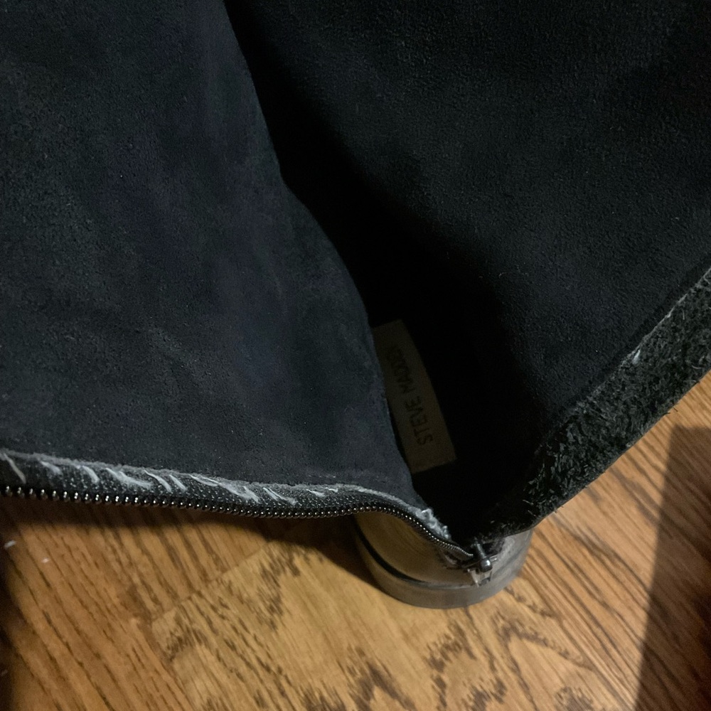 Black Genuine Leather Riding Boots | Size 8.5 - Picture 7 of 8